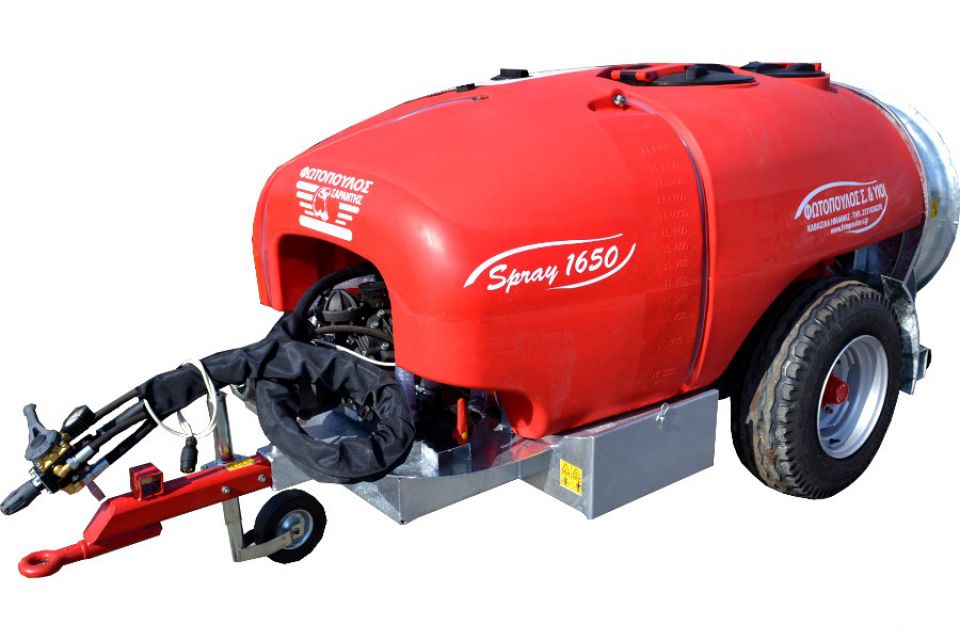 Ραντιστικό-Ψεκαστικό με τουρμπίνα 1650L